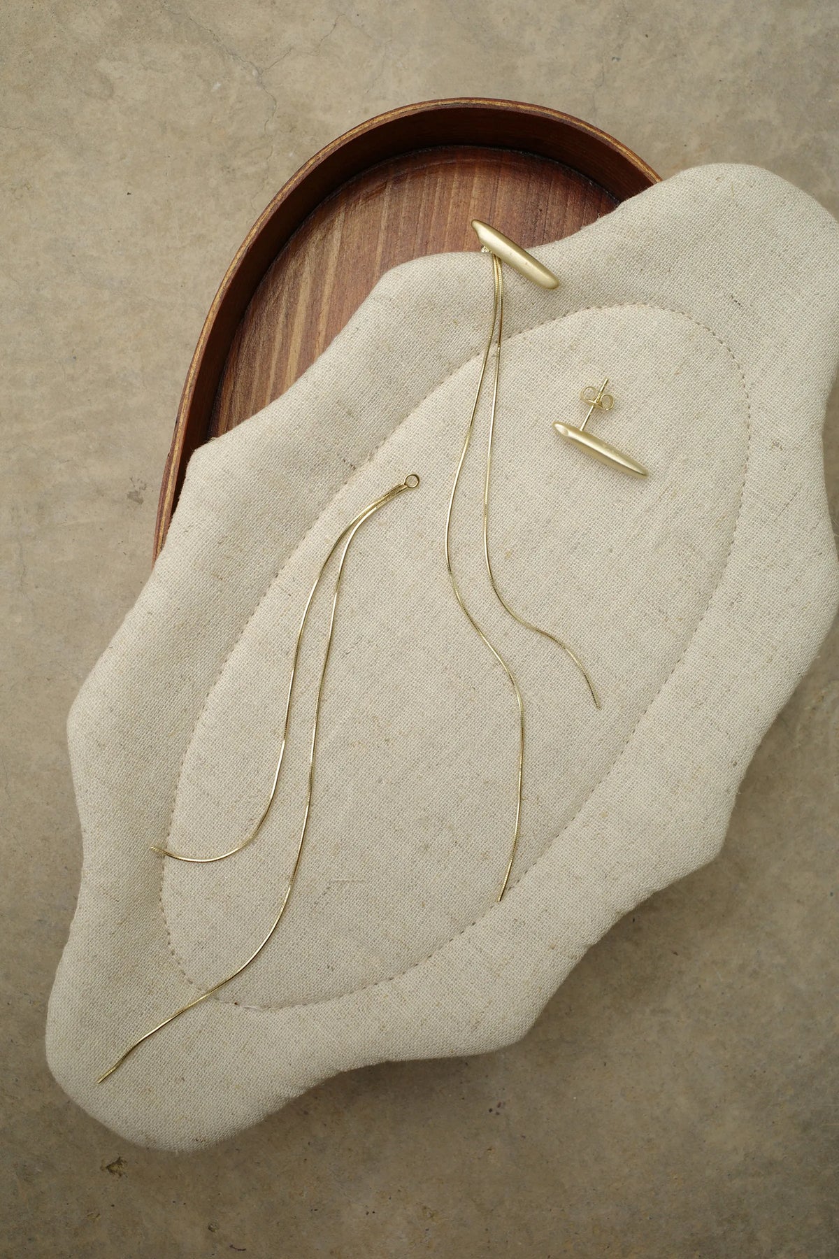 Rice Tassel Drop Earrings
